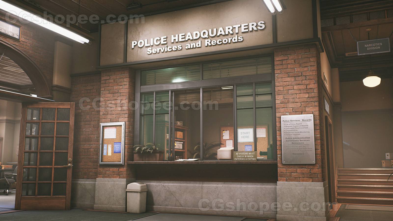 图片[2]|UE4/UE5 Police Headquarters