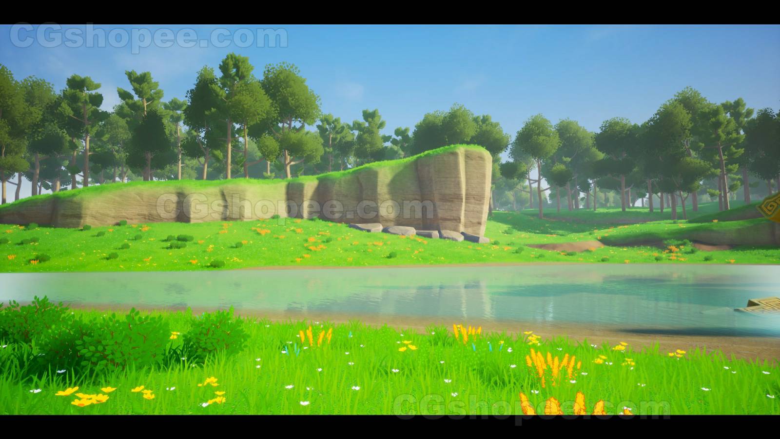 图片[3]|UE4/UE5 Stylized Landscape - cgshopee|cgshopee