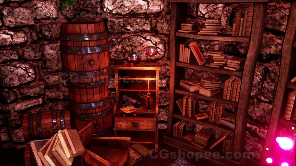 图片[9]|UE4/UE5 Wizard Room / 89+ Assets - cgshopee|cgshopee