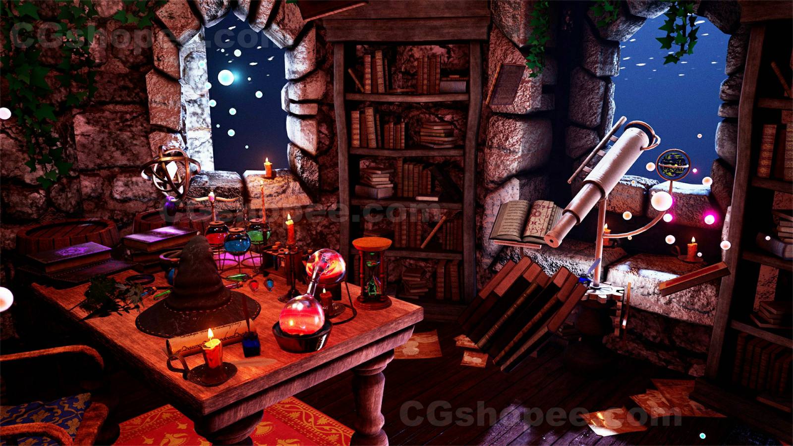 图片[11]|UE4/UE5 Wizard Room / 89+ Assets - cgshopee|cgshopee