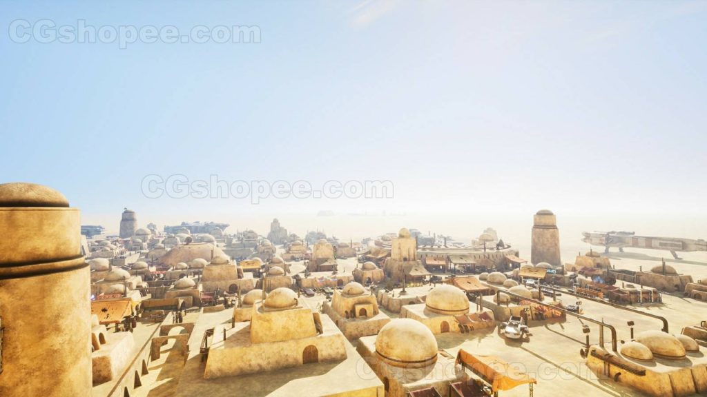 图片[3]|UE4/UE5 Desert Science Fiction City Modular Pack - cgshopee|cgshopee