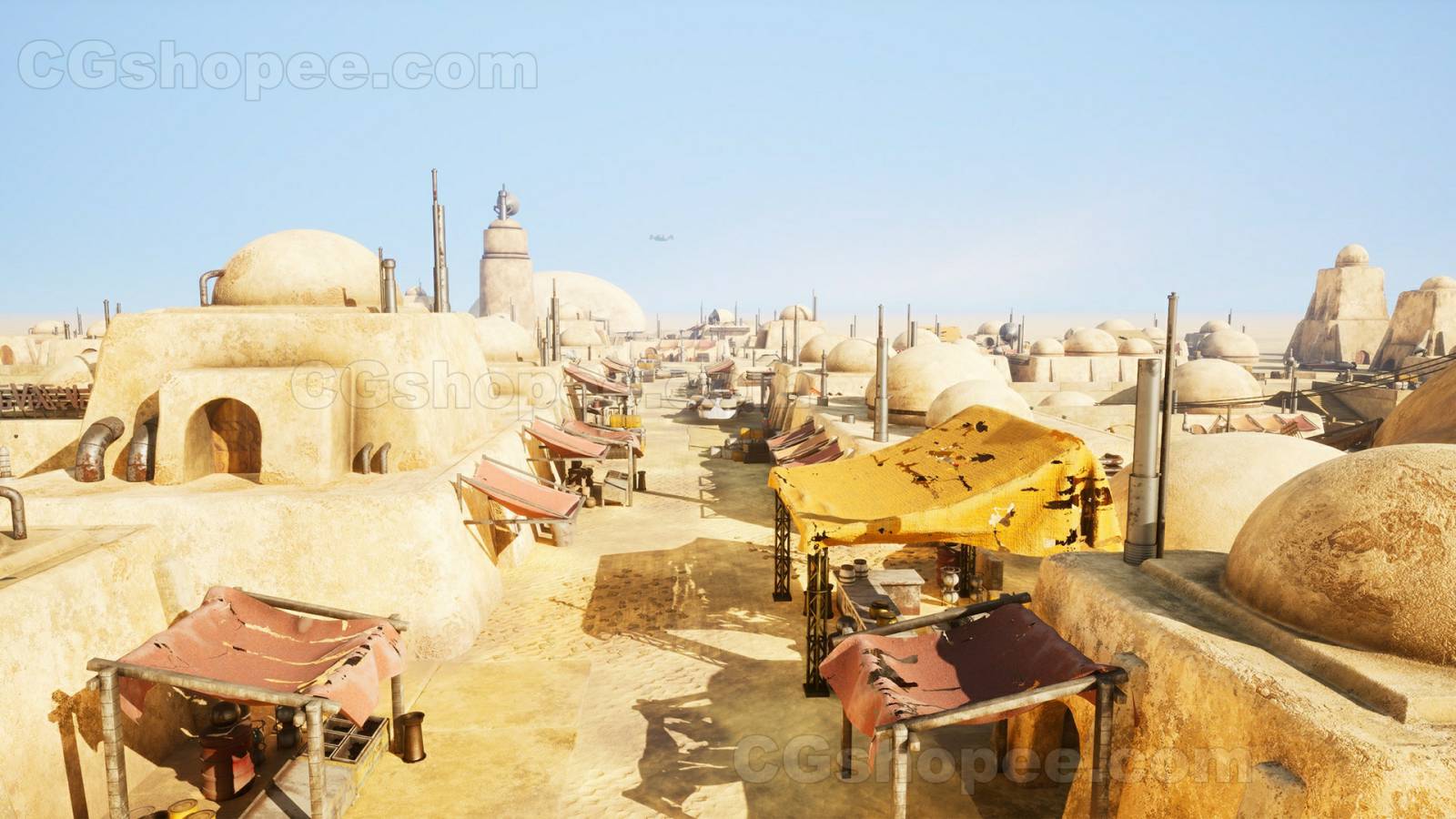 图片[7]|UE4/UE5 Desert Science Fiction City Modular Pack - cgshopee|cgshopee