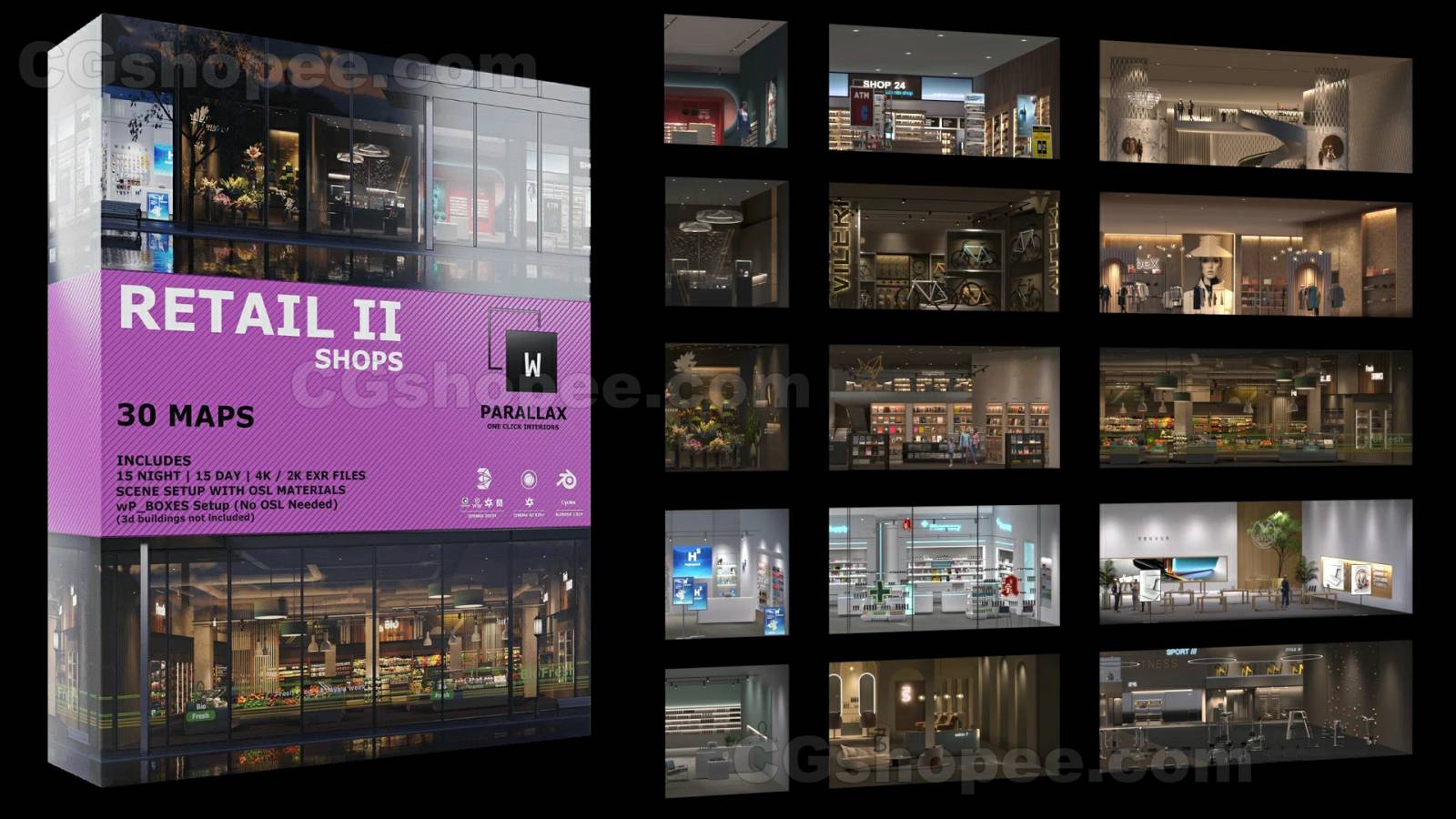 图片[1]|wParallax Retail 2 // One-Click-Interiors for Archviz - cgshopee|cgshopee