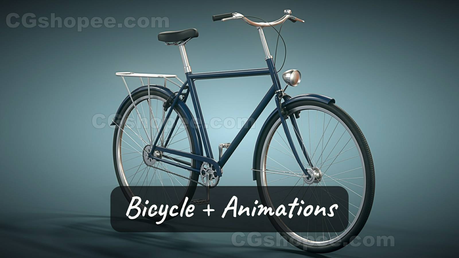 图片[1]|UE4/UE5 Bicycle With Animations - cgshopee|cgshopee