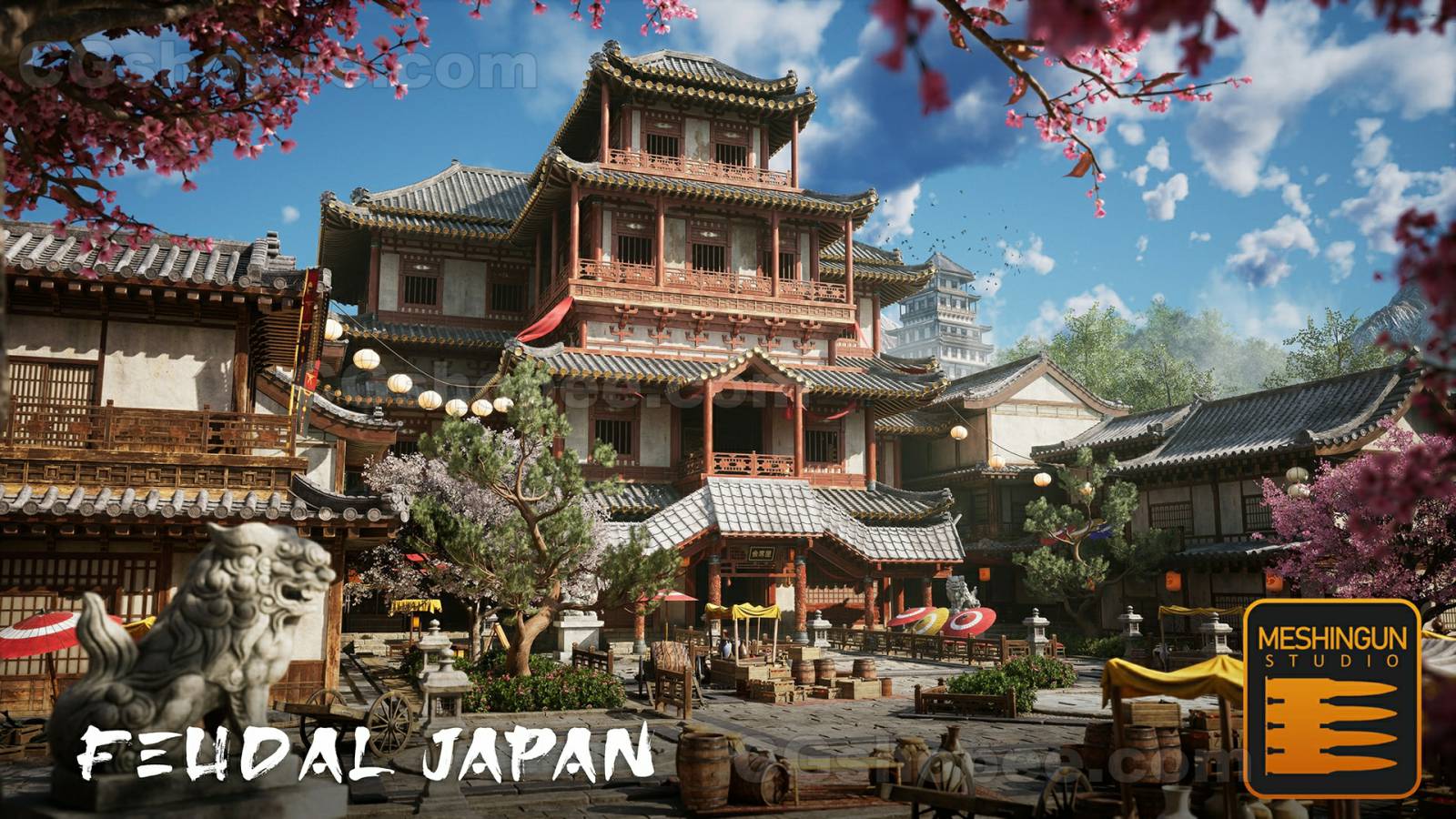 图片[1]|UE5.1+ Feudal Japan Megapack - cgshopee|cgshopee