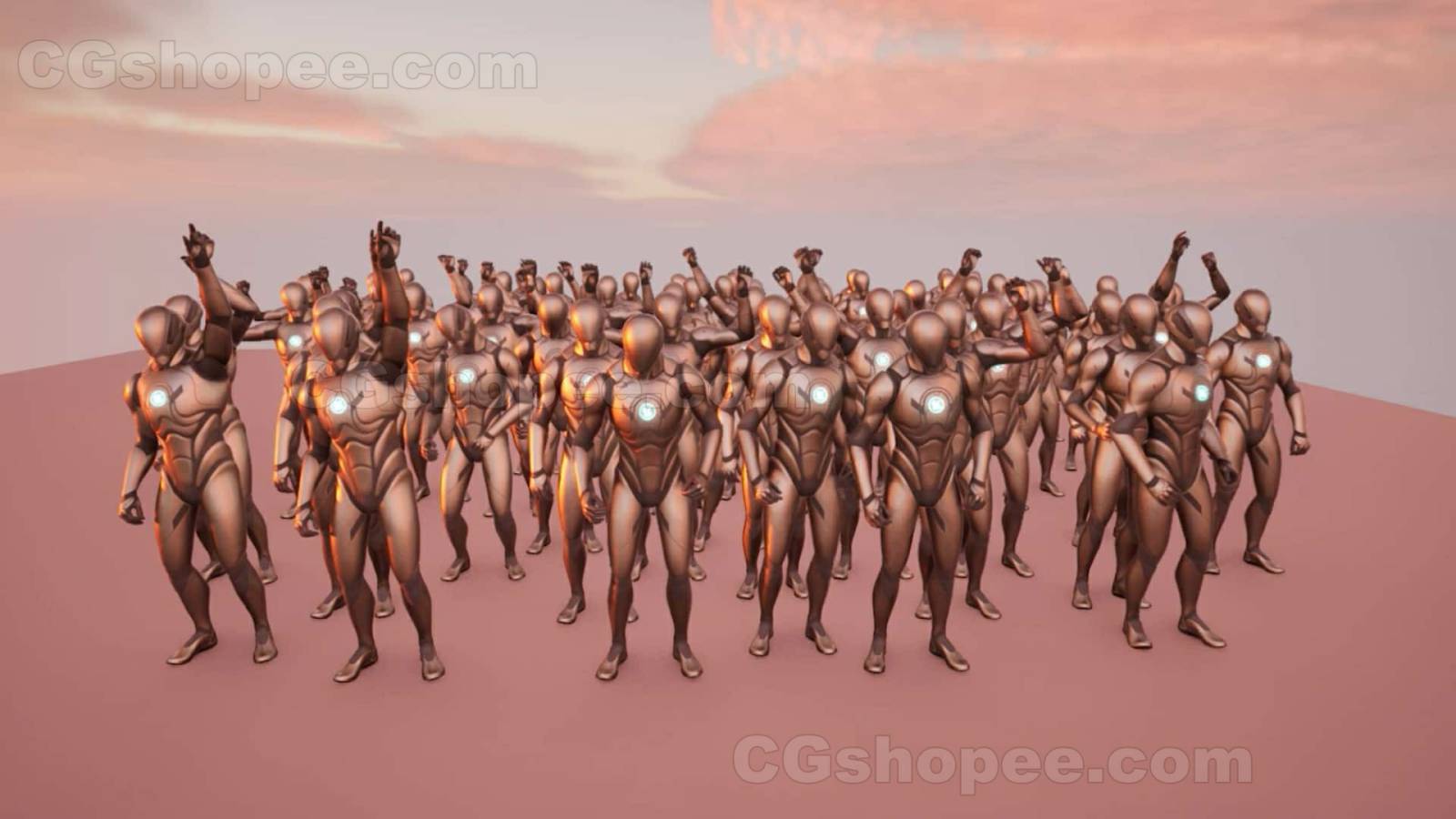 图片[1]|UE5 Party Dance NPC Animation Pack - cgshopee|cgshopee