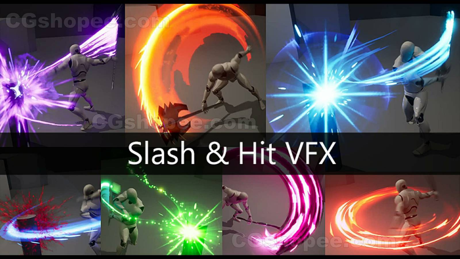 图片[1]|UE5 Slash and Hit VFX (with SFX) - cgshopee|cgshopee