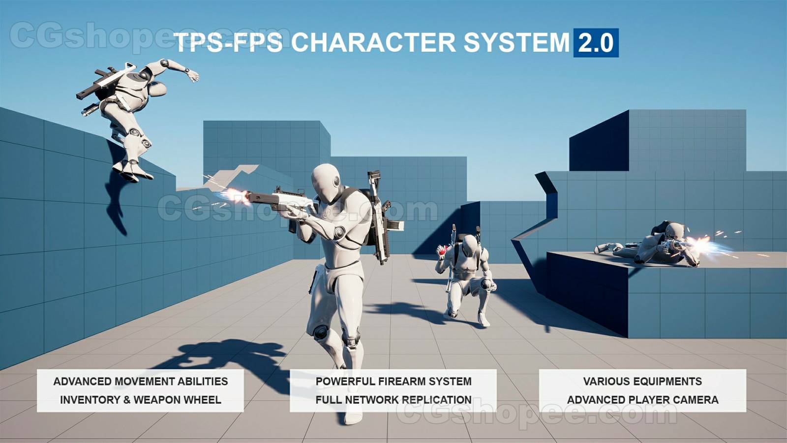 图片[1]|UE5.2+ TPS-FPS Character System v2 - cgshopee|cgshopee