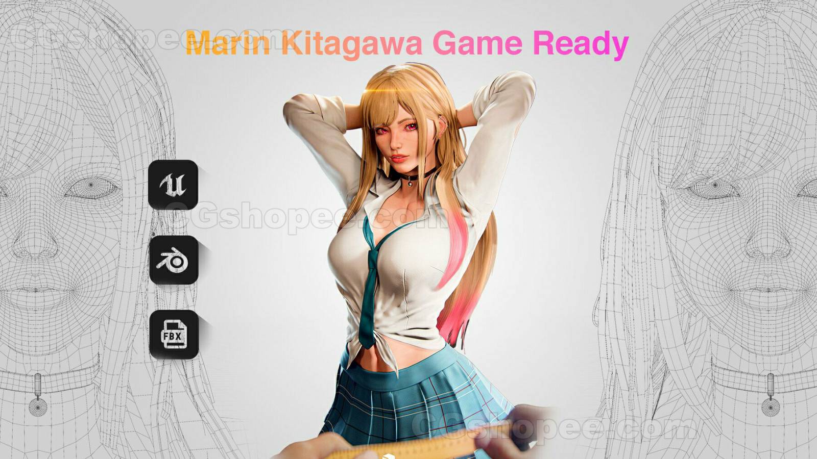 图片[1]|UE4.27 Marin Kitagawa - My Dress-Up Darling - cgshopee|cgshopee