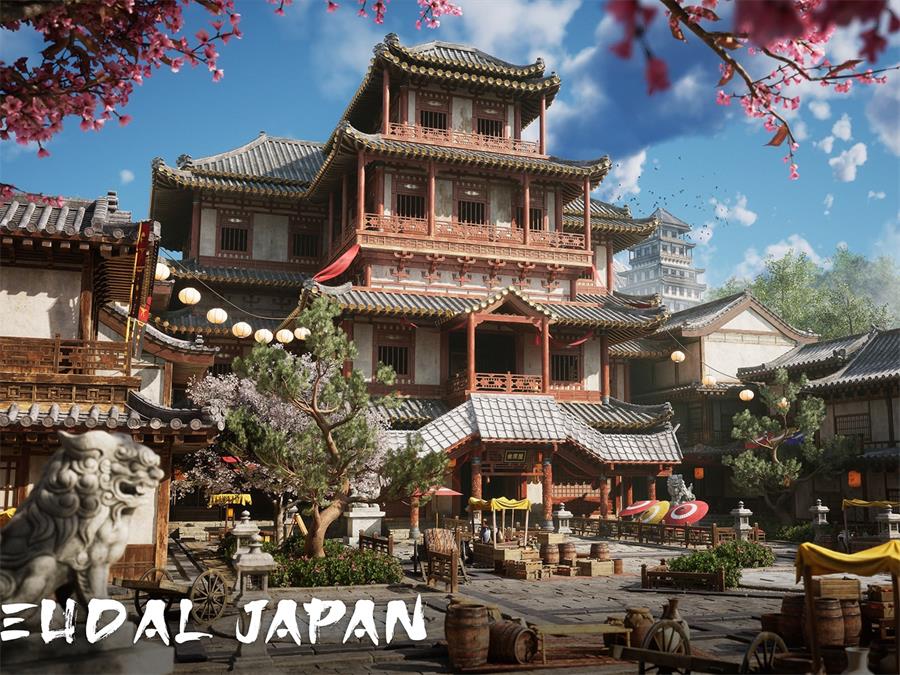 UE5.1+ Feudal Japan Megapack - cgshopee|cgshopee