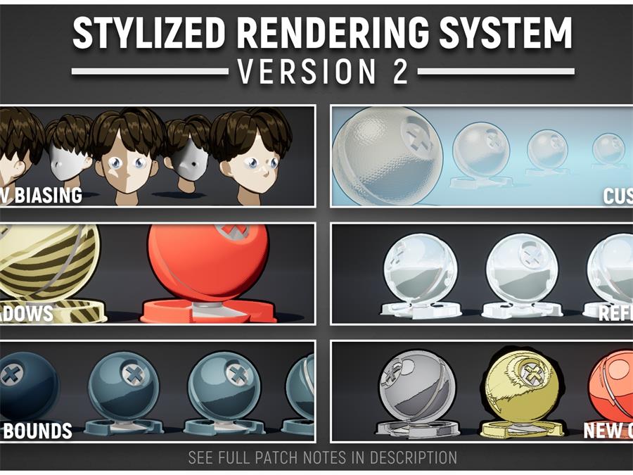 UE4/UE5 Stylized Rendering System (Cel-Shader) - cgshopee|cgshopee