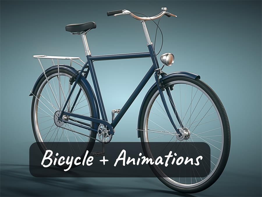 UE4/UE5 Bicycle With Animations - cgshopee|cgshopee