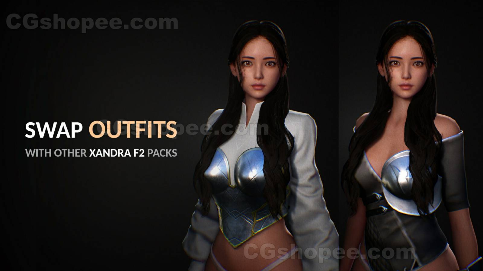 图片[3]|UE4/UE5 F2 Katana Girl Satomi - cgshopee|cgshopee