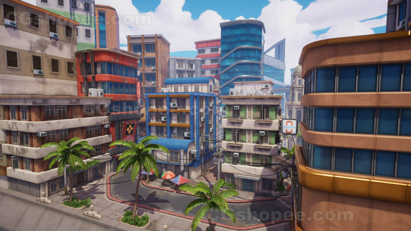 图片[4]|UE4/UE5 Stylized City Environment: Manila - cgshopee|cgshopee