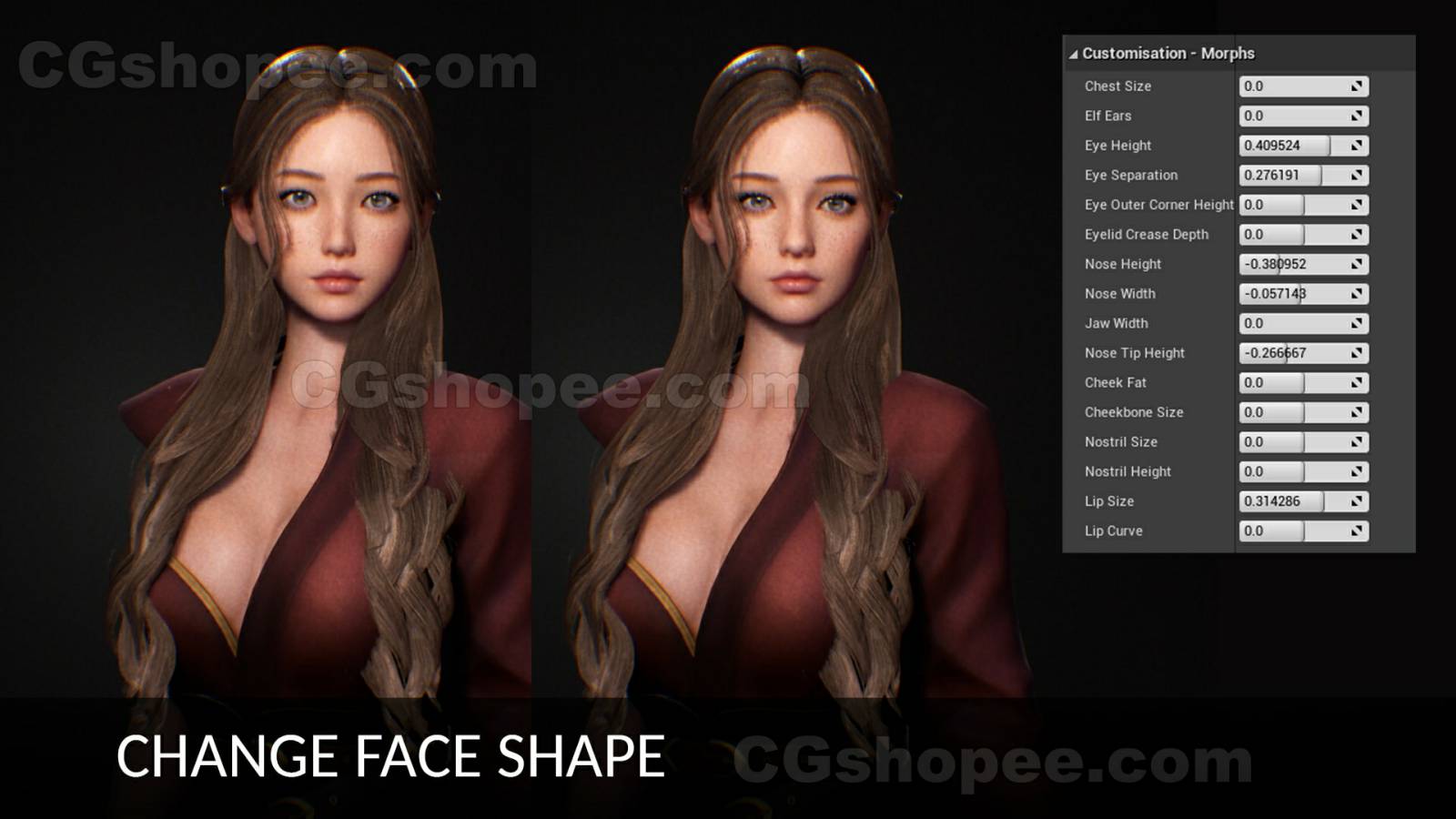 图片[4]|UE4/UE5 F2 Katana Girl Satomi - cgshopee|cgshopee