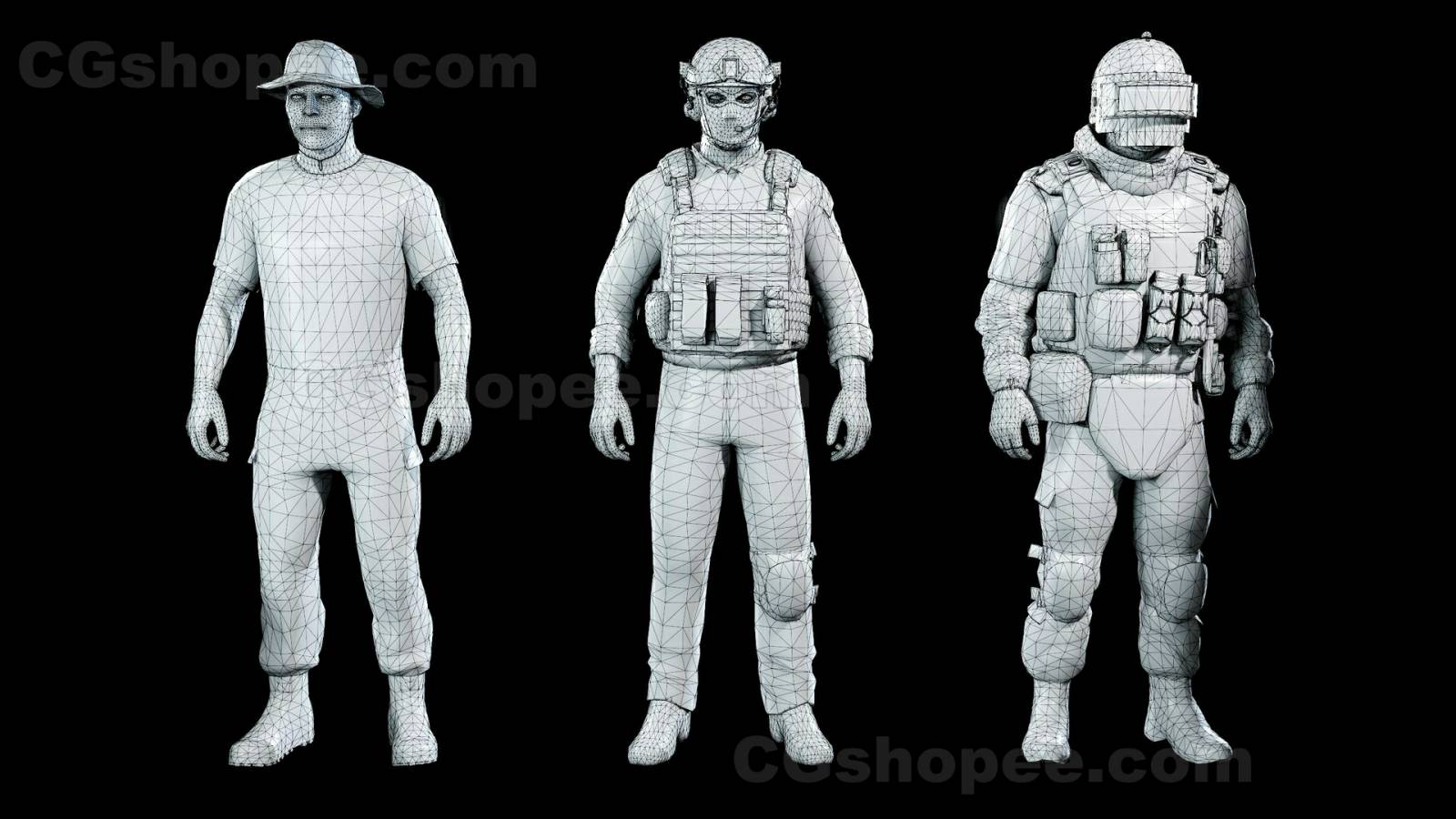 图片[6]|UE4/UE5 Modular military character 2 - cgshopee|cgshopee