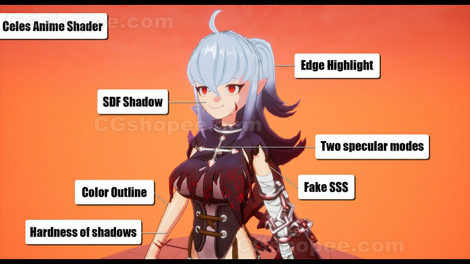 图片[6]|UE5 Celes Anime Shader(Character Cel-Shader) - cgshopee|cgshopee