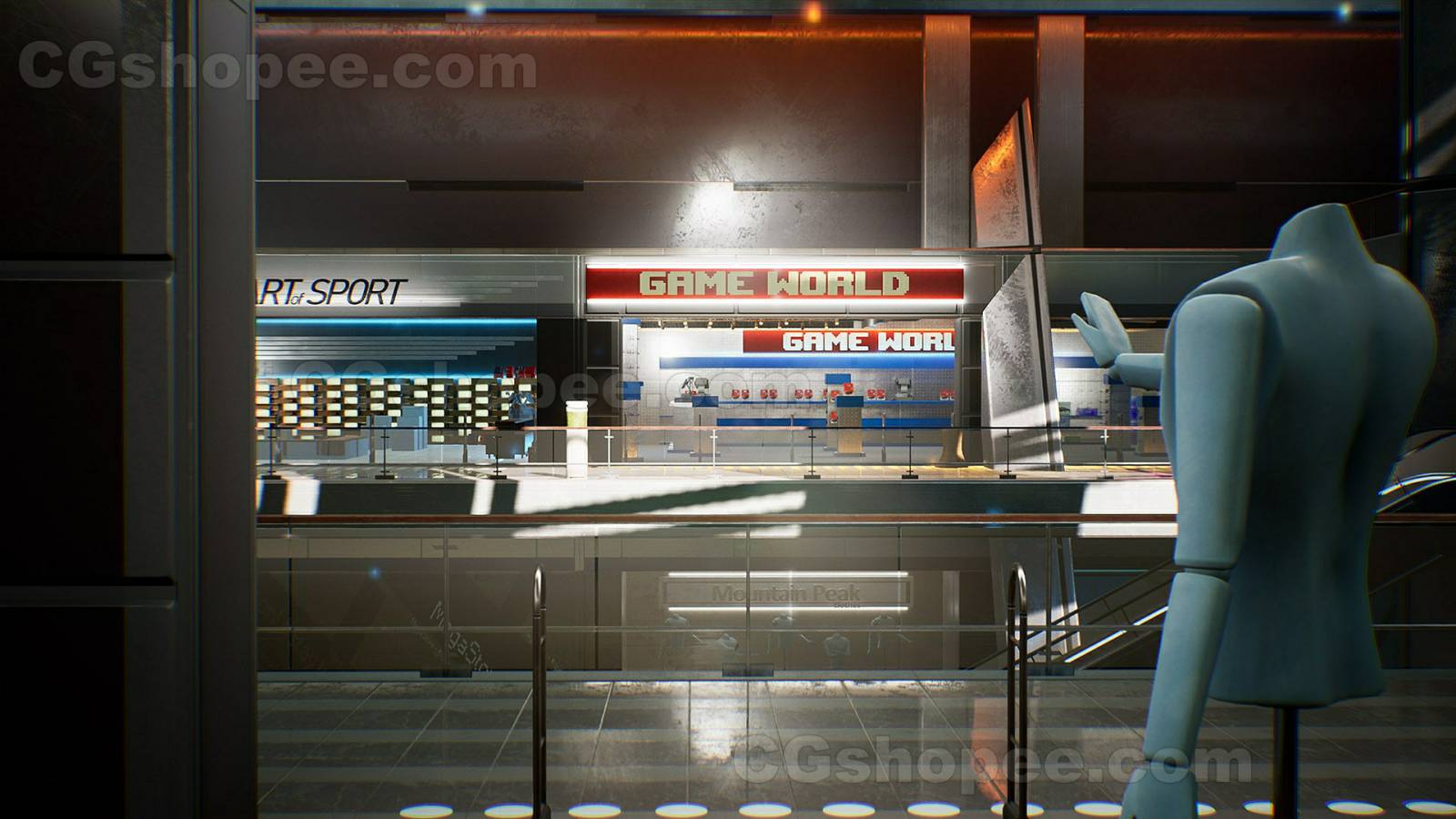 图片[6]|UE4/UE5 Shopping Mall Environment Kit - cgshopee|cgshopee