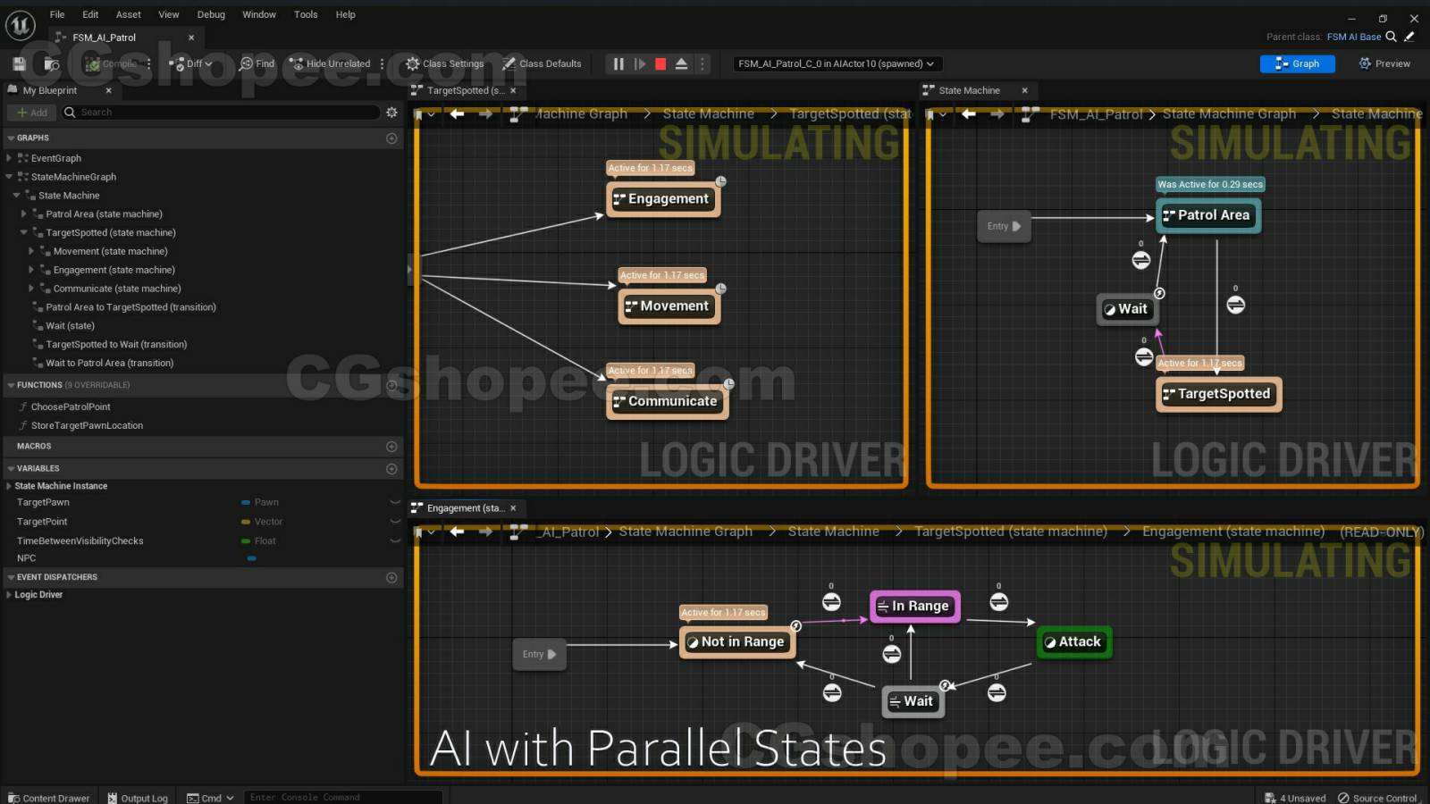 图片[7]|UE4/UE5 Logic Driver Pro Indie - Dialogue, Quests, Combat Systems and More in Blueprints - cgshopee|cgshopee