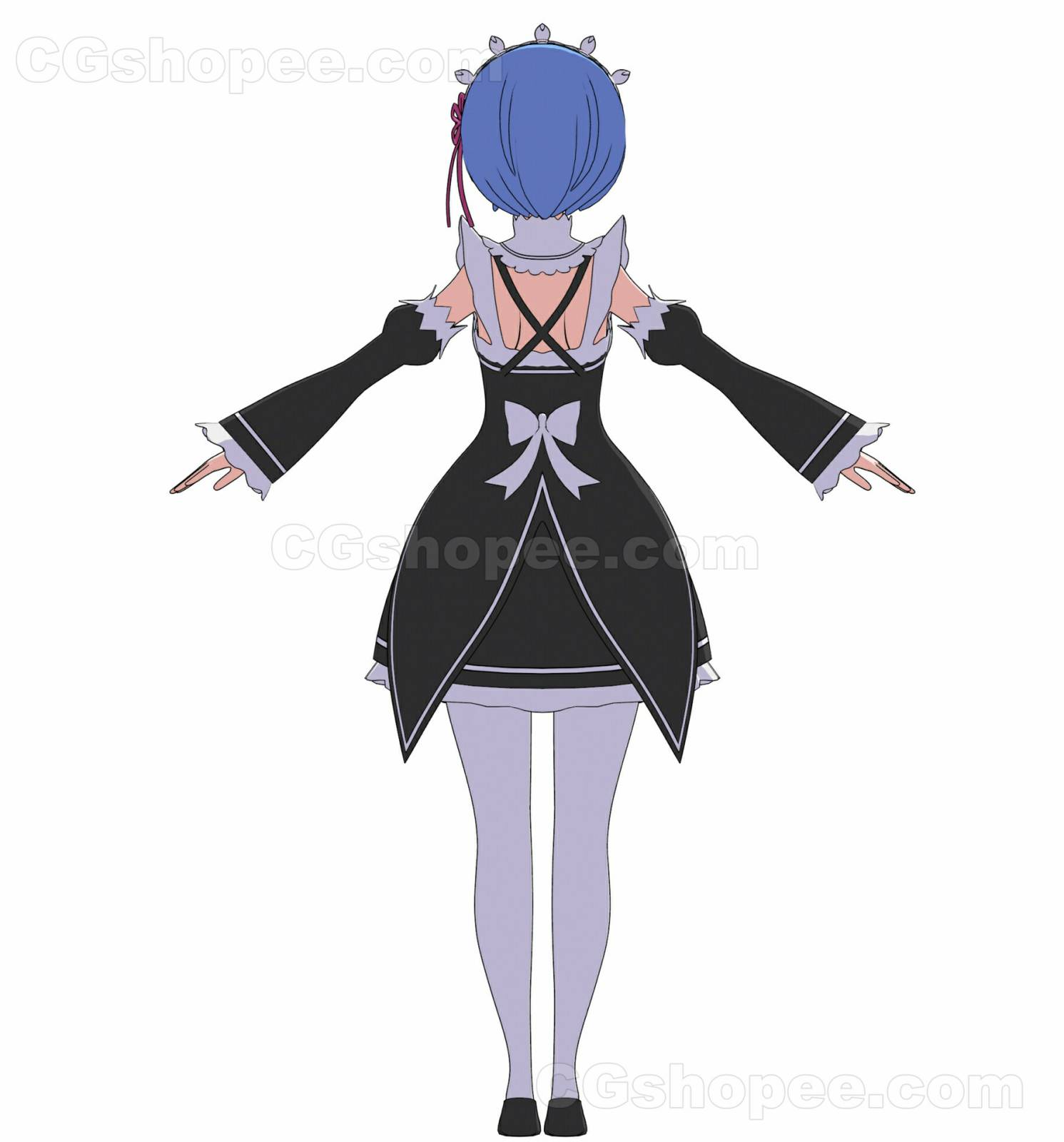 图片[10]|Pack Ram & Rem - Re Zero Model 3D - Blender - cgshopee|cgshopee