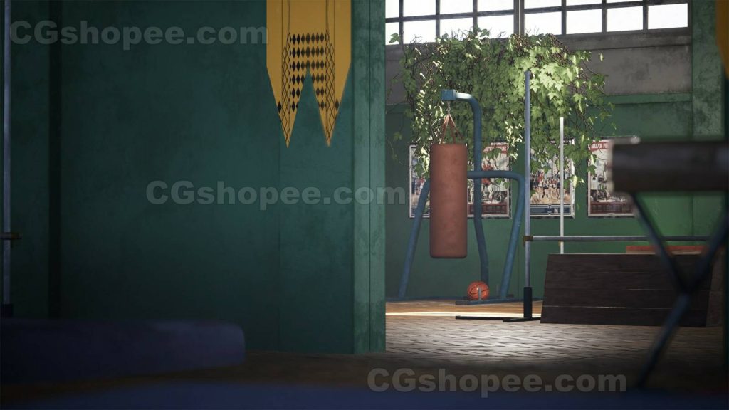 图片[11]|UE4/UE5 Highschool Gym / 34 Assets - cgshopee|cgshopee