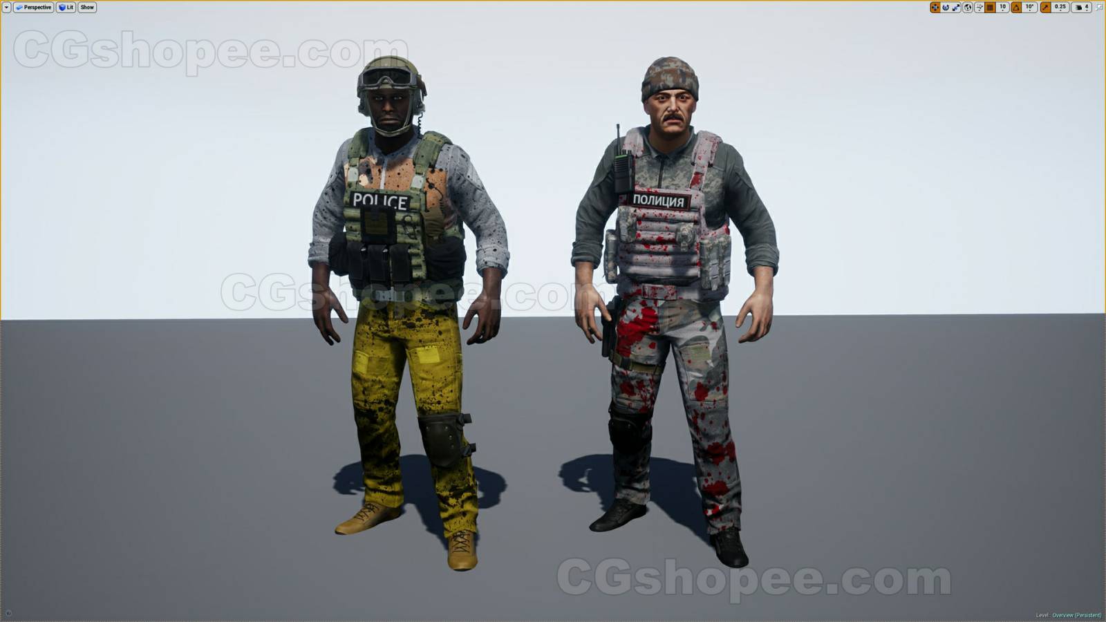 图片[12]|UE4/UE5 Modular military character 2 - cgshopee|cgshopee