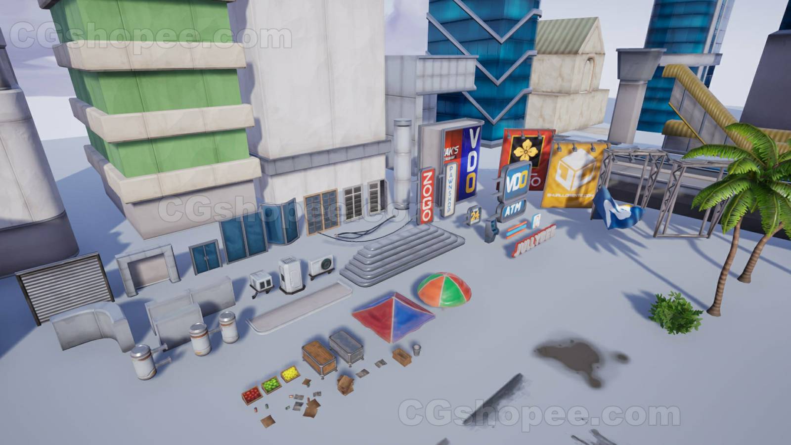 图片[13]|UE4/UE5 Stylized City Environment: Manila - cgshopee|cgshopee