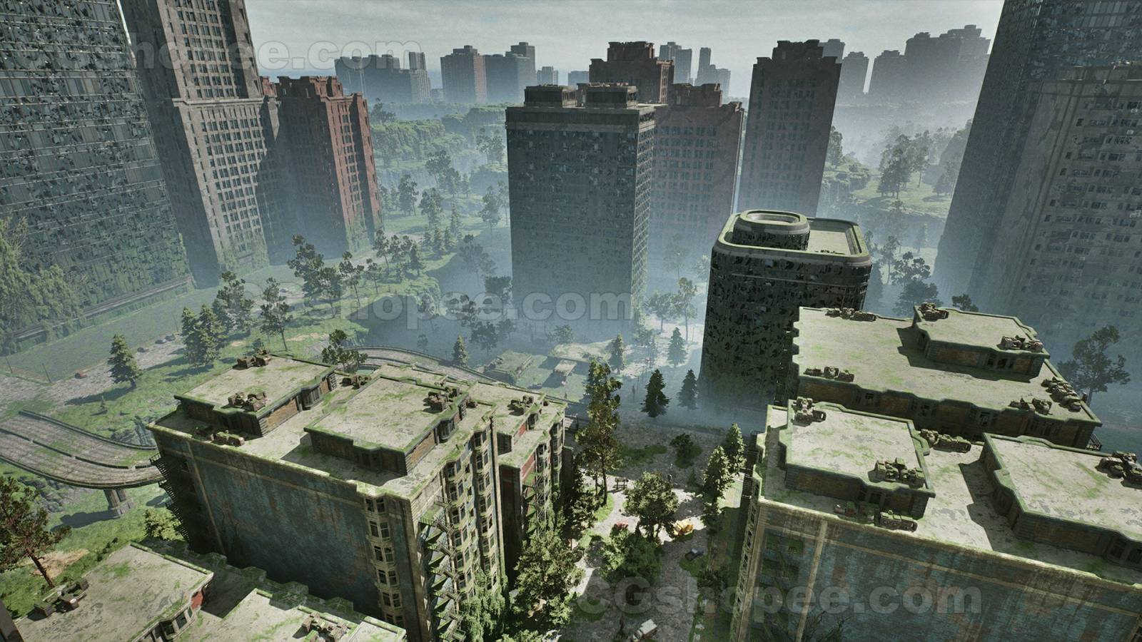 图片[15]|UE4/UE5 Post Apocalyptic City - cgshopee|cgshopee