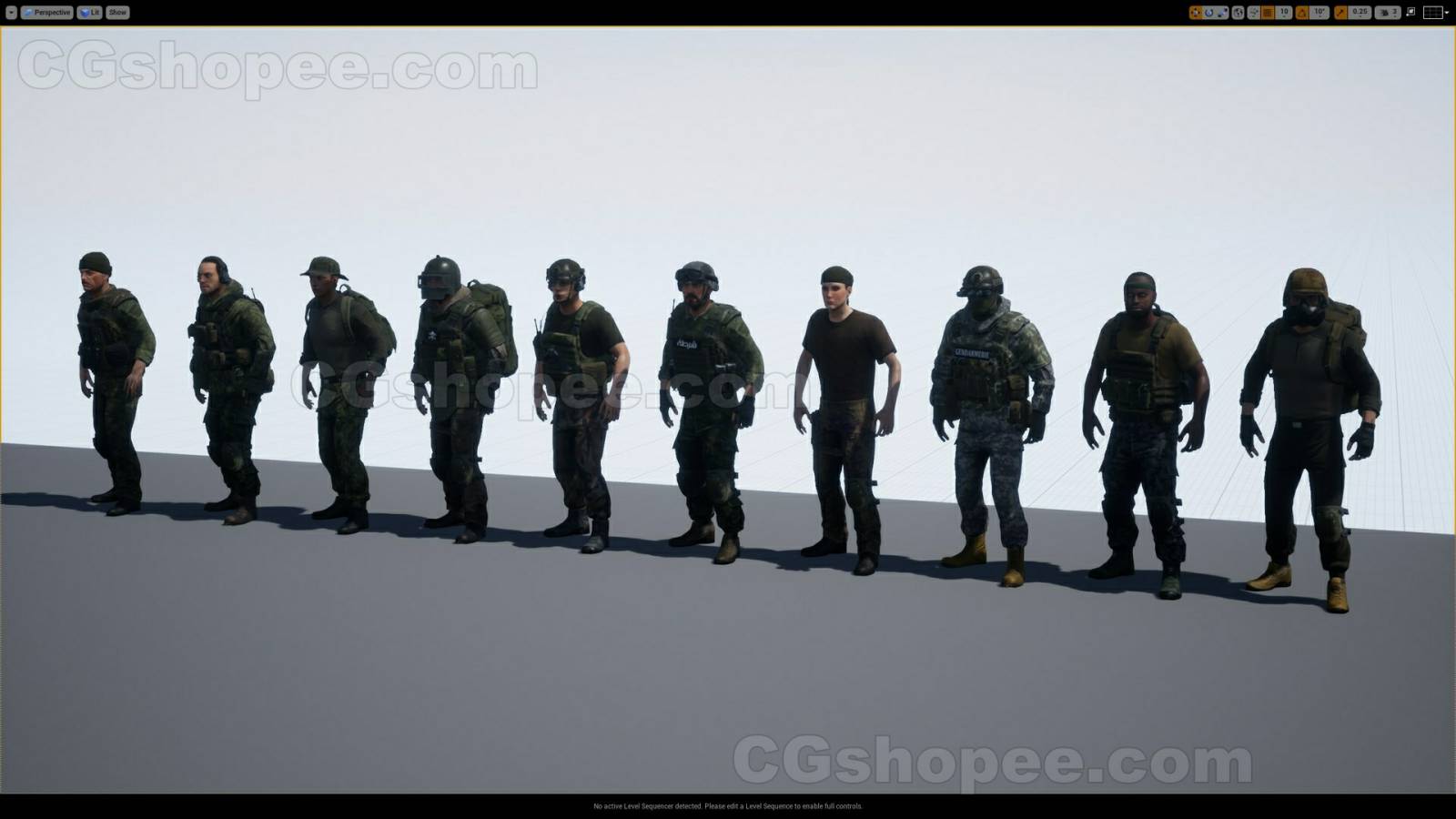 图片[15]|UE4/UE5 Modular military character 2 - cgshopee|cgshopee