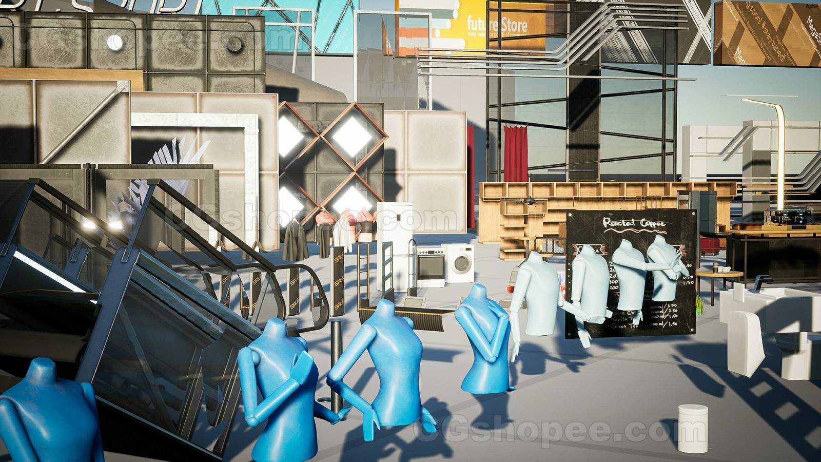 图片[17]|UE4/UE5 Shopping Mall Environment Kit - cgshopee|cgshopee