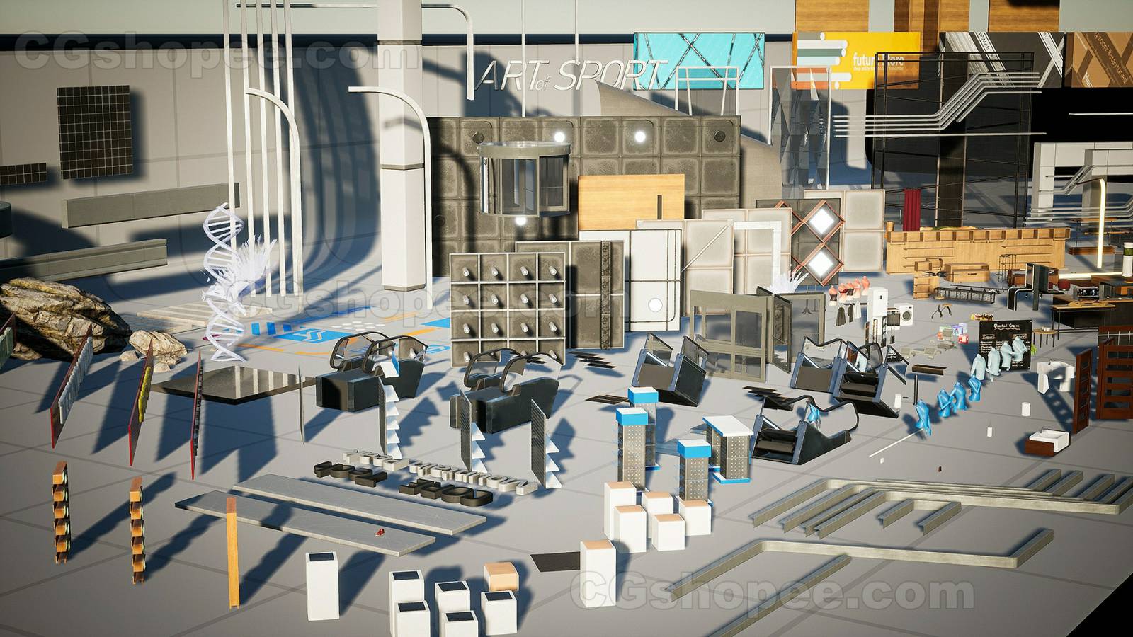 图片[18]|UE4/UE5 Shopping Mall Environment Kit - cgshopee|cgshopee