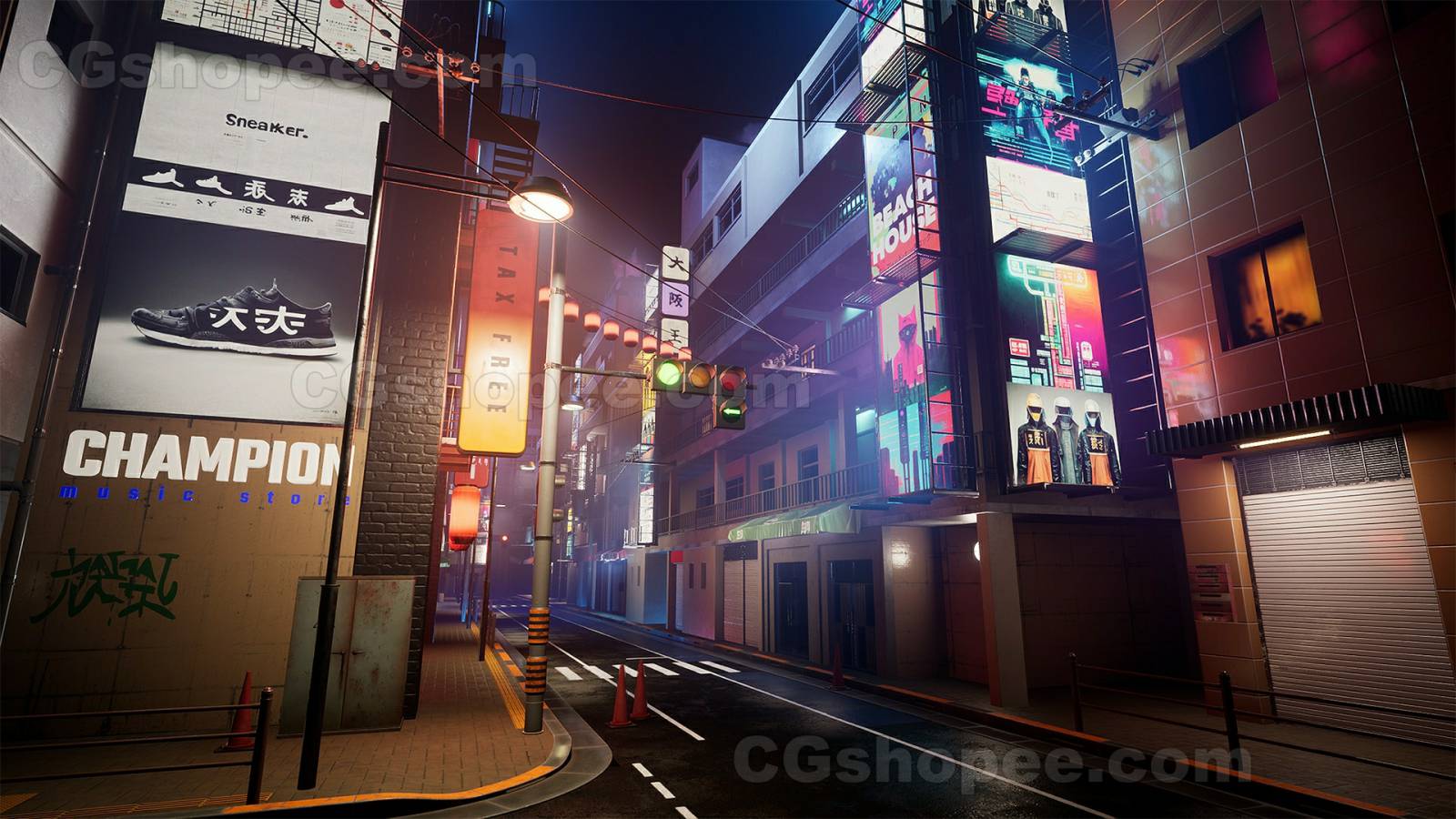 图片[21]|UE5 TOKYO Megapack - cgshopee|cgshopee