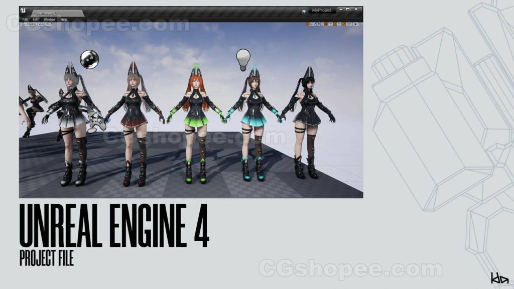 图片[6]|UE4/UE5 Cosmo Bunny Girl - cgshopee|cgshopee