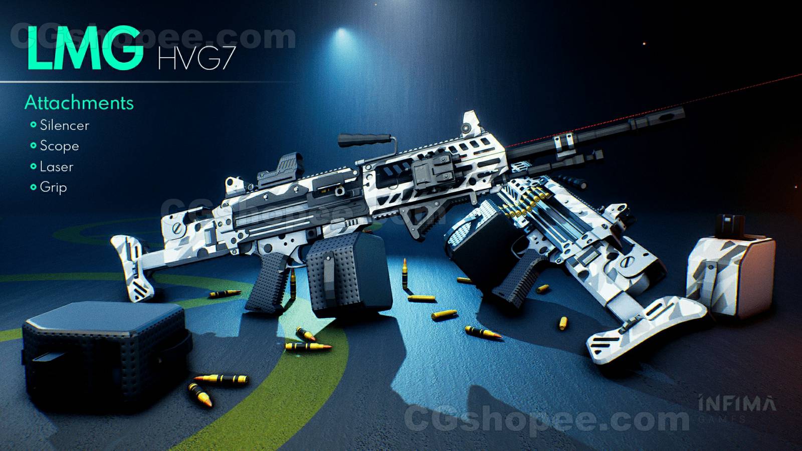 图片[19]|UE4/UE5 Low Poly Animated - Modern Guns Pack - cgshopee|cgshopee