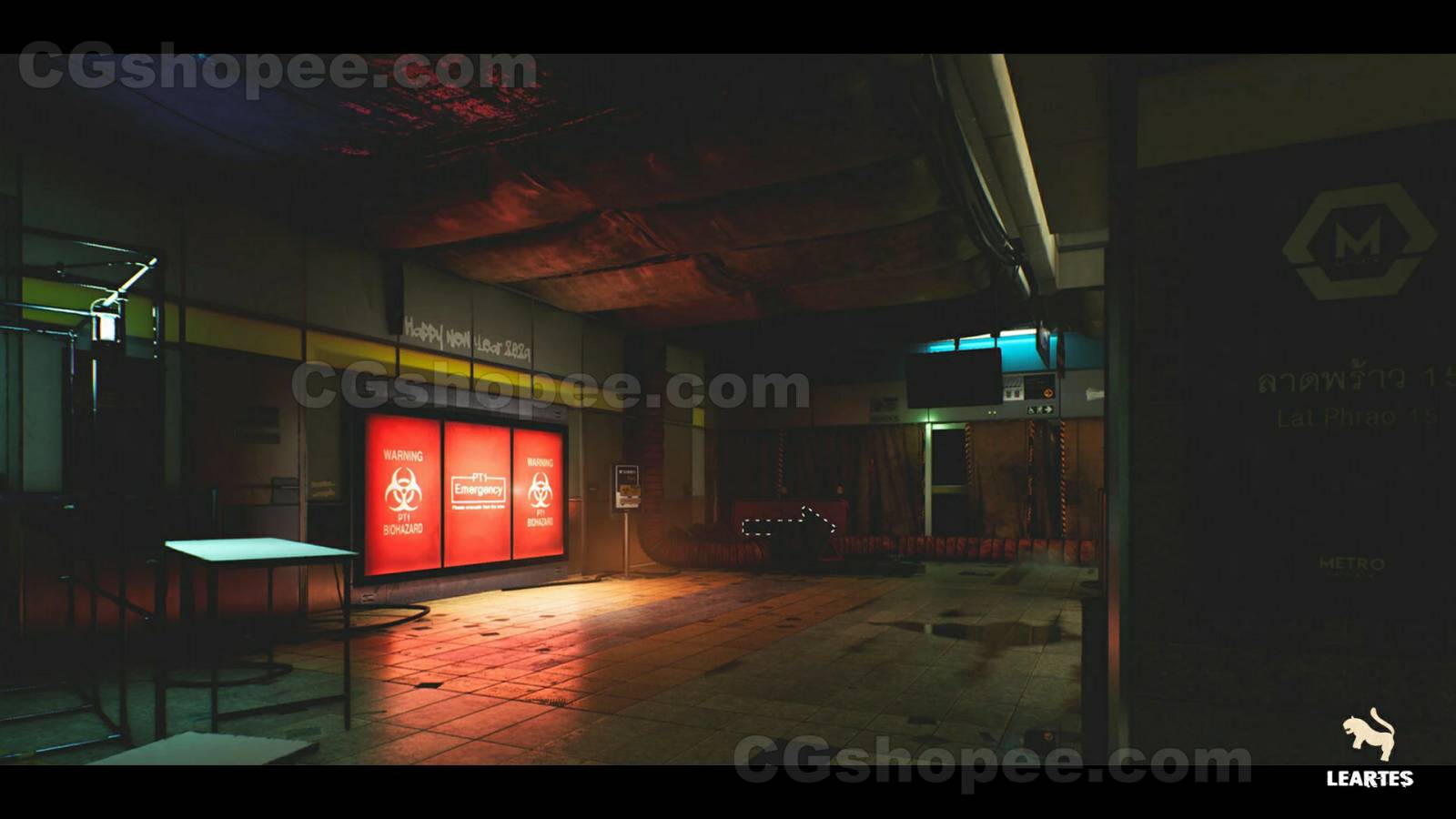 图片[6]|UE4/UE5 The Blue Metro 2029 + ULAT ( Post Apocalyptic Metro / Subway Environment ) - cgshopee|cgshopee