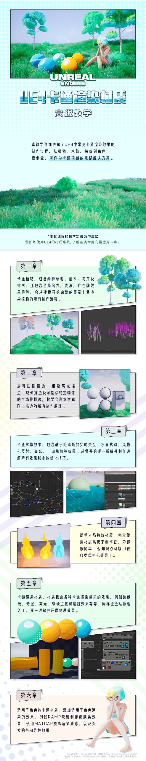 图片[1]|栗子UE4卡通渲染材質高級教學[5G][Google雲盤] - cgshopee|cgshopee