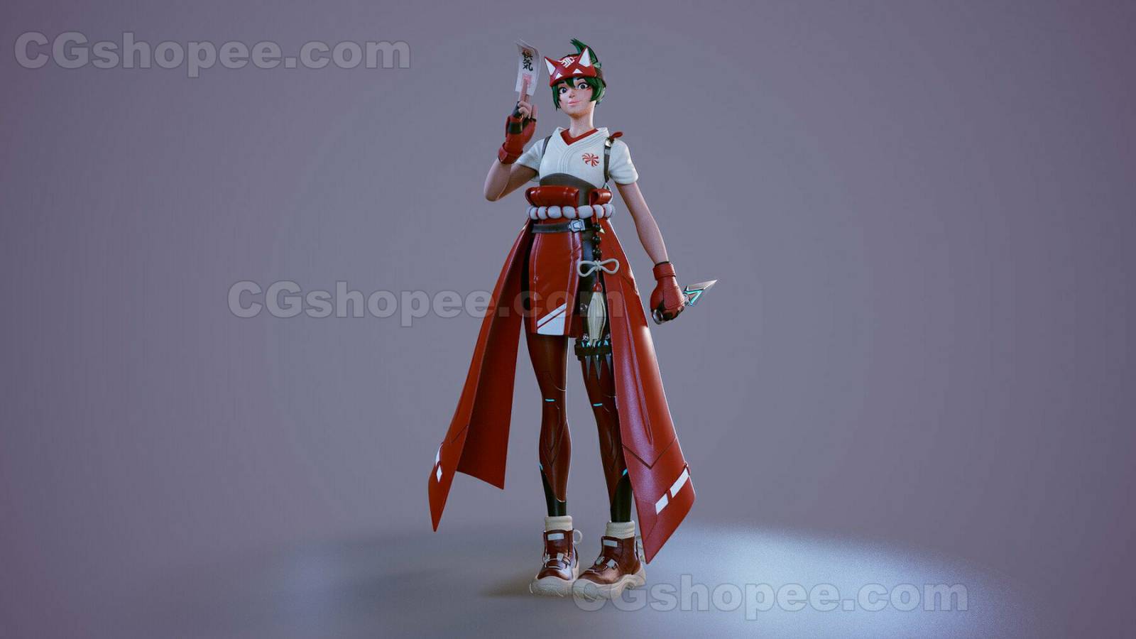 图片[2]|OverWatch Kiriko Fant Art – Maya 2022+ - cgshopee|cgshopee