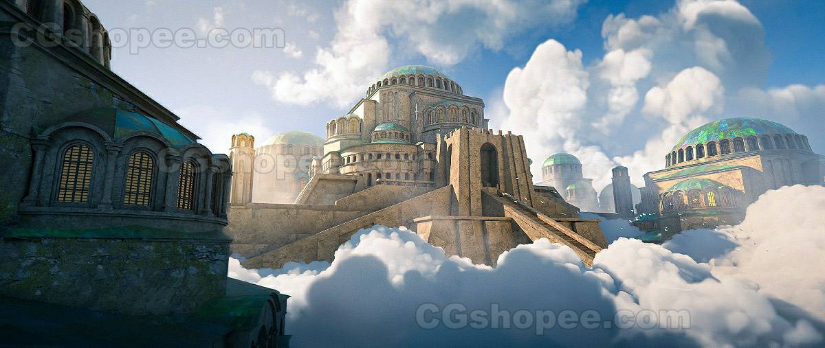 图片[1]|Real Cloud Generator - Vdb Clouds Library – Blender3.4+ - cgshopee|cgshopee