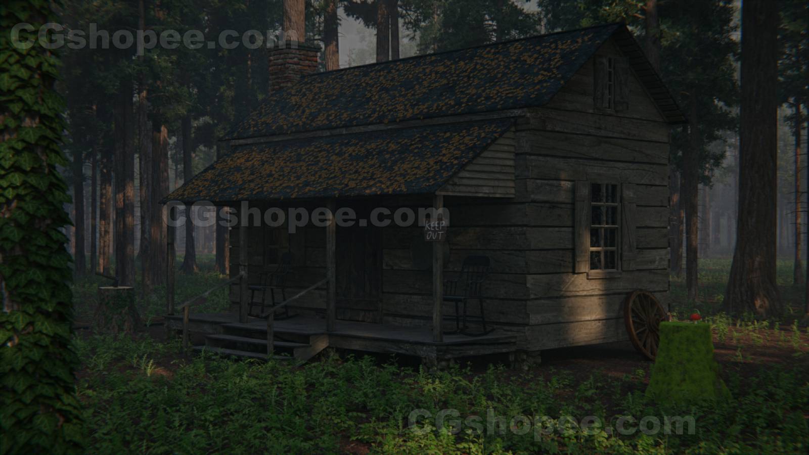 图片[11]|Cabin in the woods – Blender - cgshopee|cgshopee