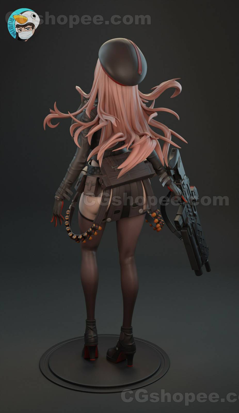 图片[1]|Goddess of Victory Nikke Rapi - 3D Print Model - cgshopee|cgshopee