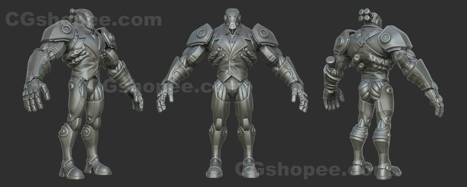 图片[4]|Elite Robot Bodyguard – Blender - cgshopee|cgshopee