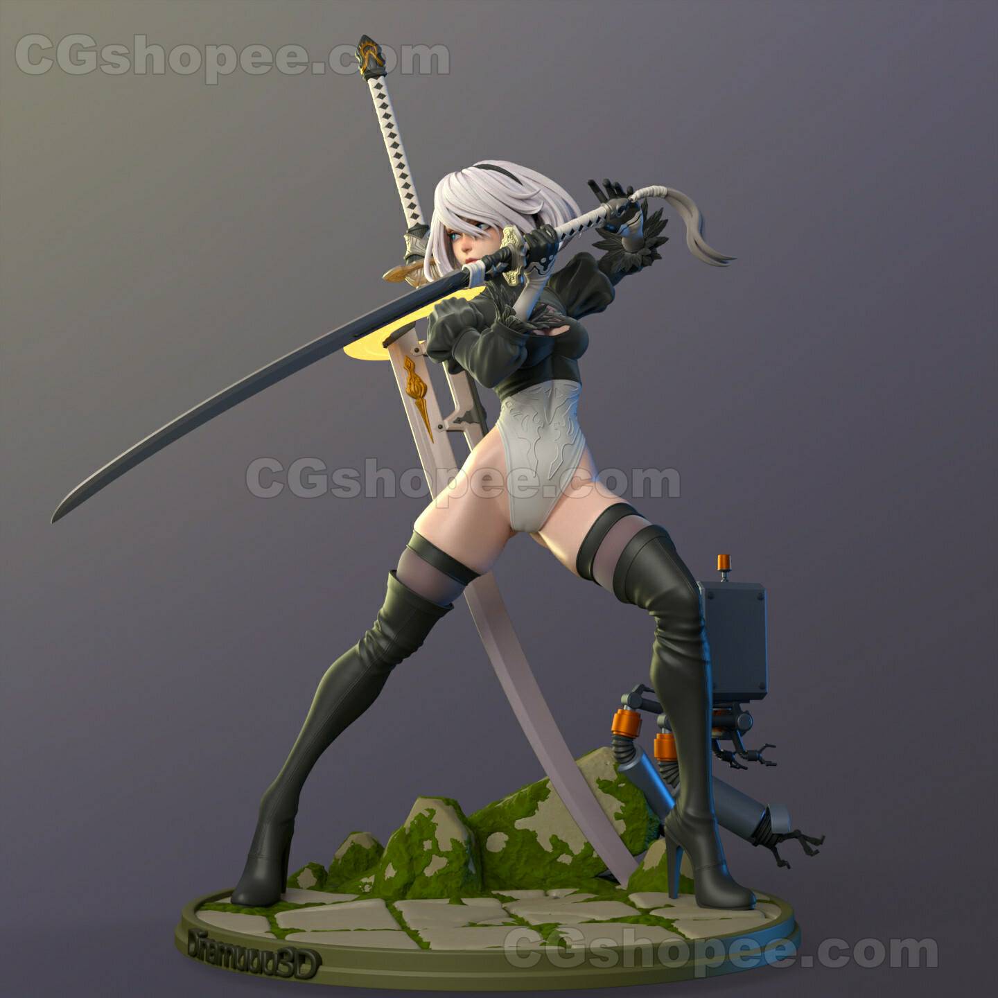 图片[5]|2B - Nier Automata 3D Print Model - cgshopee|cgshopee