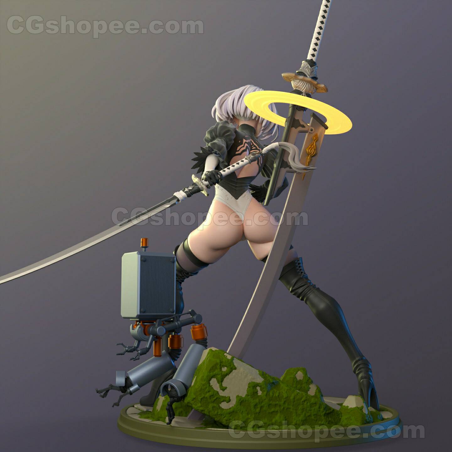 图片[8]|2B - Nier Automata 3D Print Model - cgshopee|cgshopee