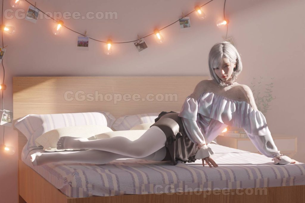 图片[1]|Sexy Girl – Blender - cgshopee|cgshopee