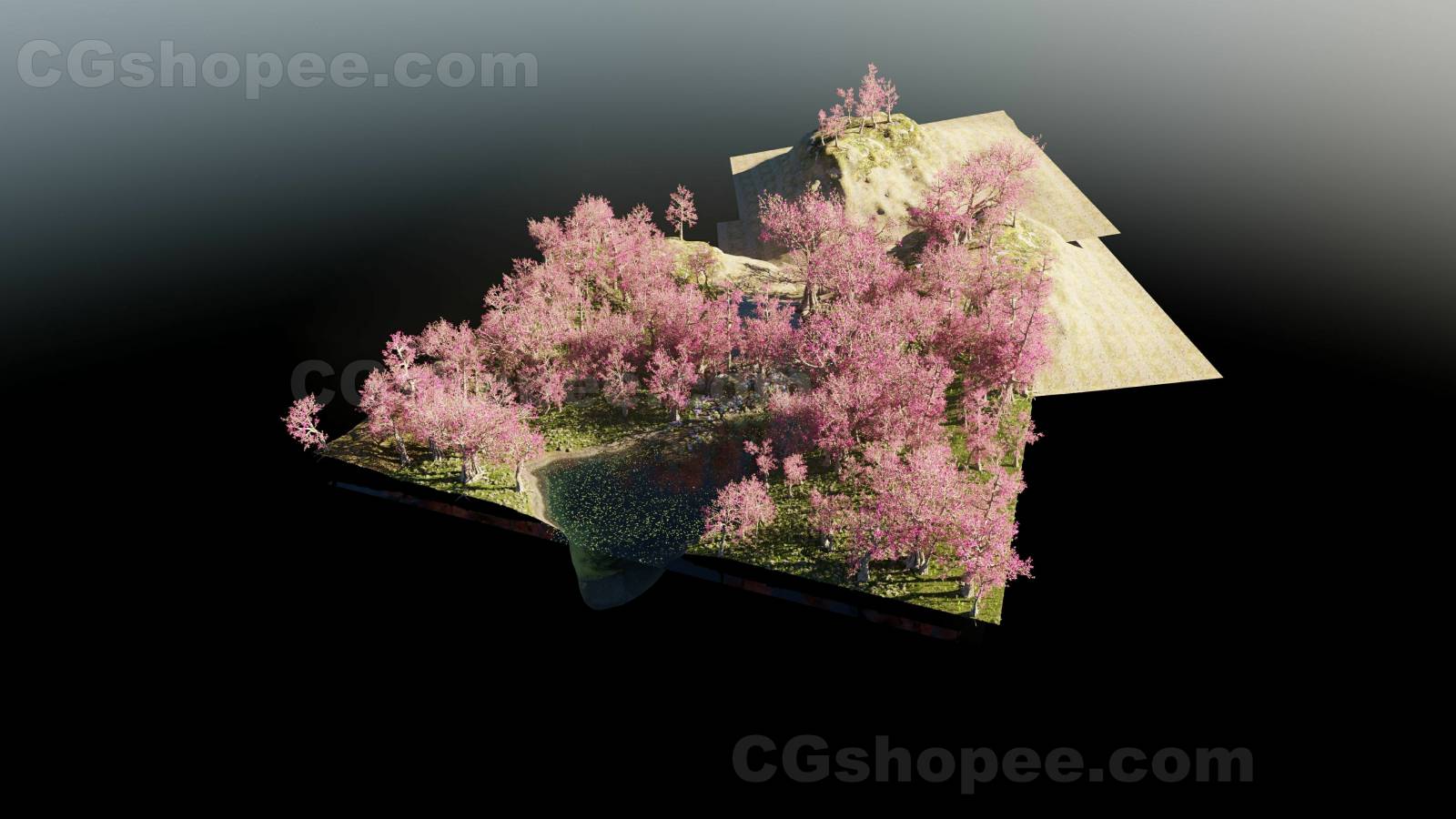 图片[4]|Japanese Gazebo Scene – Blender - cgshopee|cgshopee