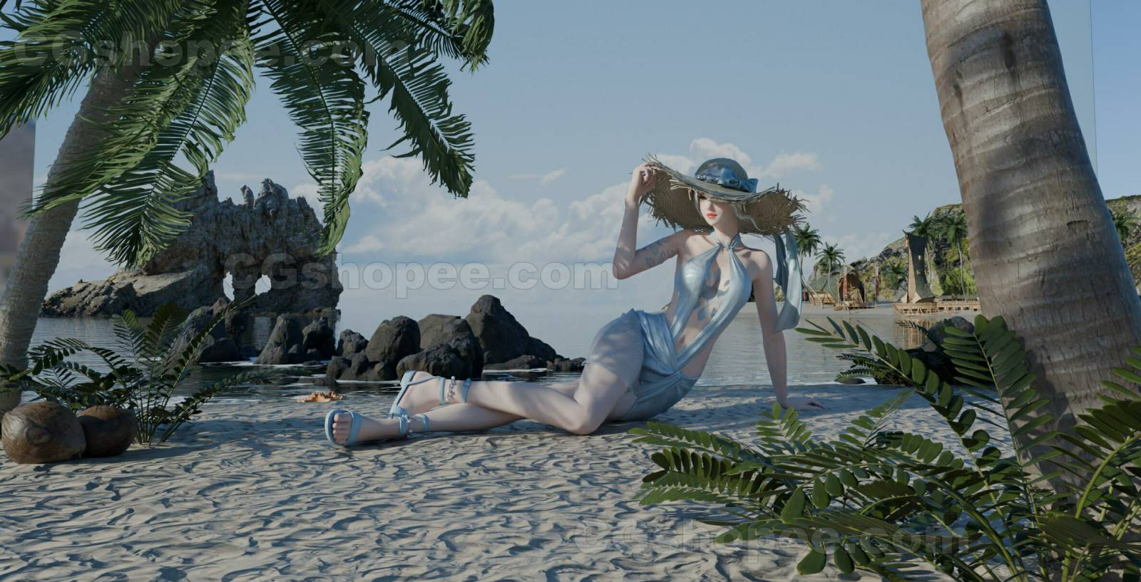 图片[1]|beach – Blender - cgshopee|cgshopee