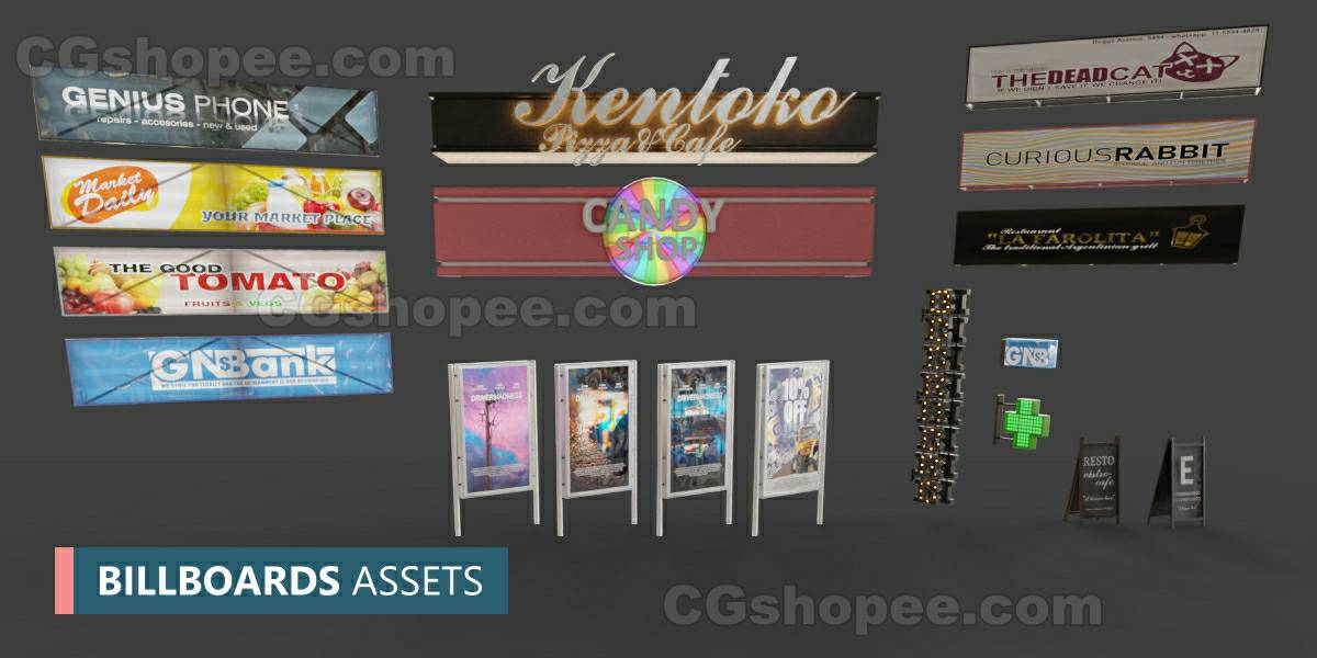 图片[2]|Urbaniac! City Asset Pack – Blender - cgshopee|cgshopee