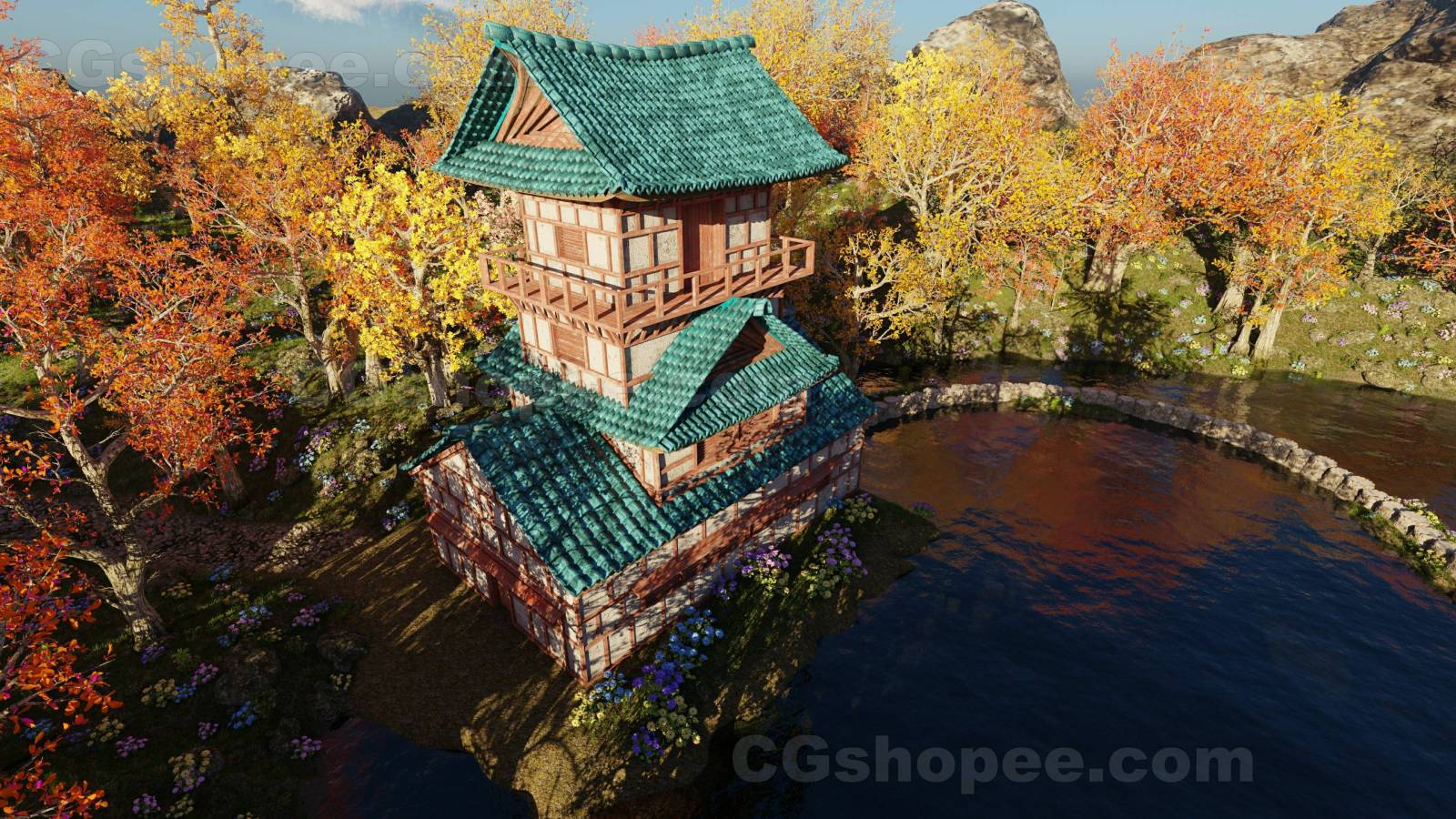 图片[11]|Japanese Scene – Blender - cgshopee|cgshopee