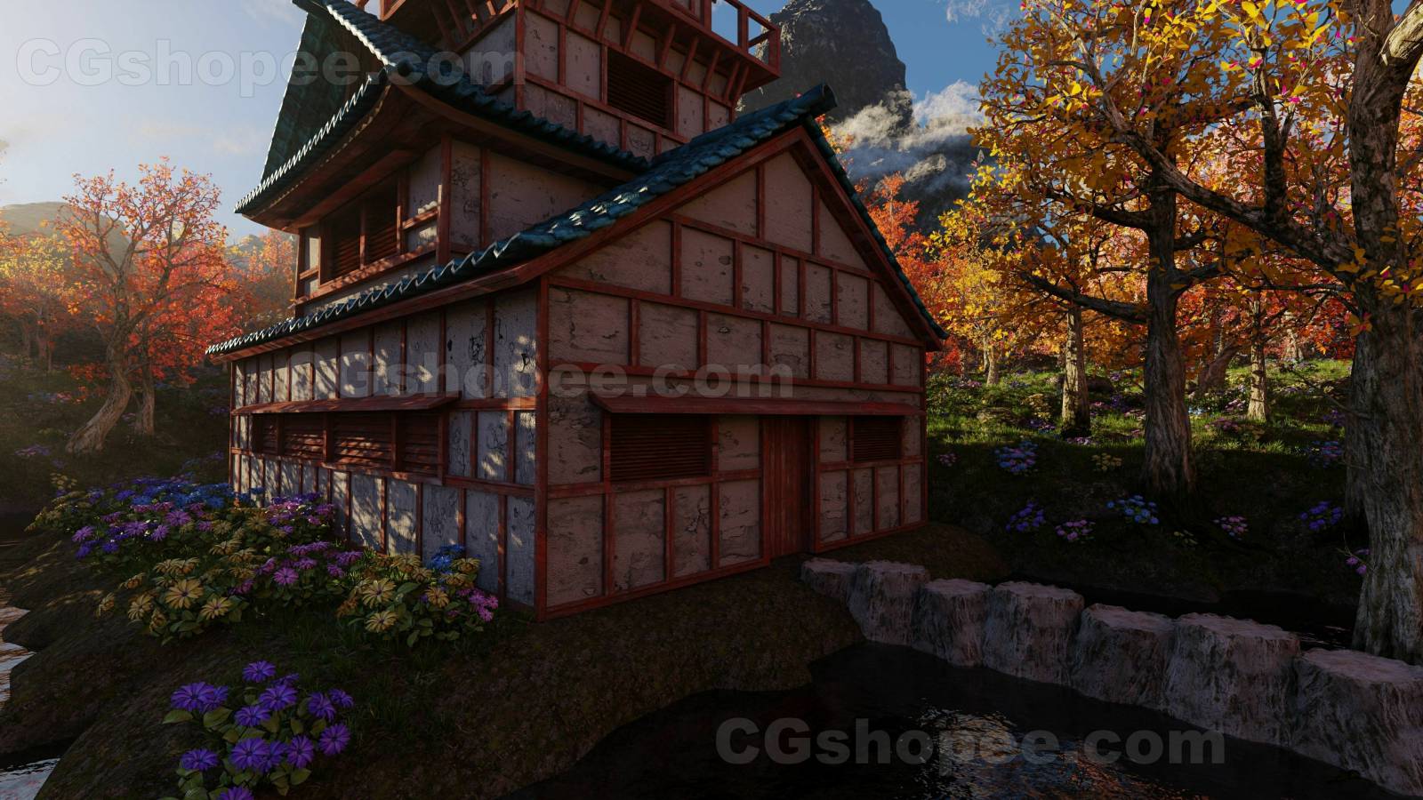 图片[12]|Japanese Scene – Blender - cgshopee|cgshopee