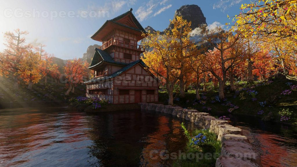 图片[13]|Japanese Scene – Blender - cgshopee|cgshopee